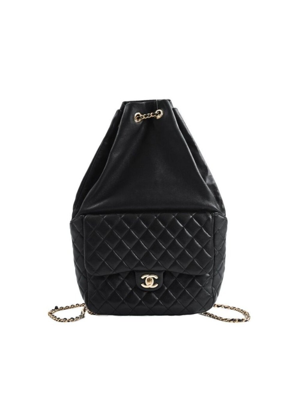 Chanel Backpack Drawstring Black - Picture 1 of 10